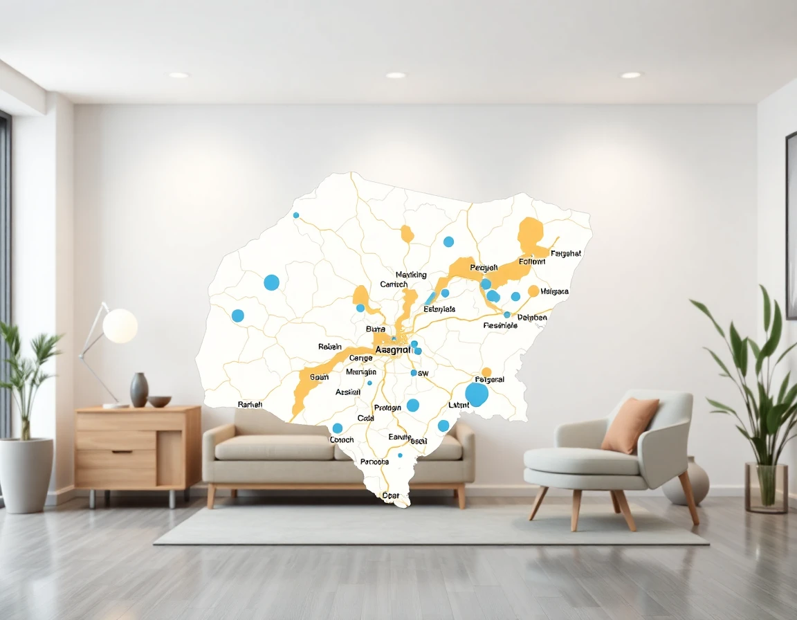 Water Damage Service Areas Map